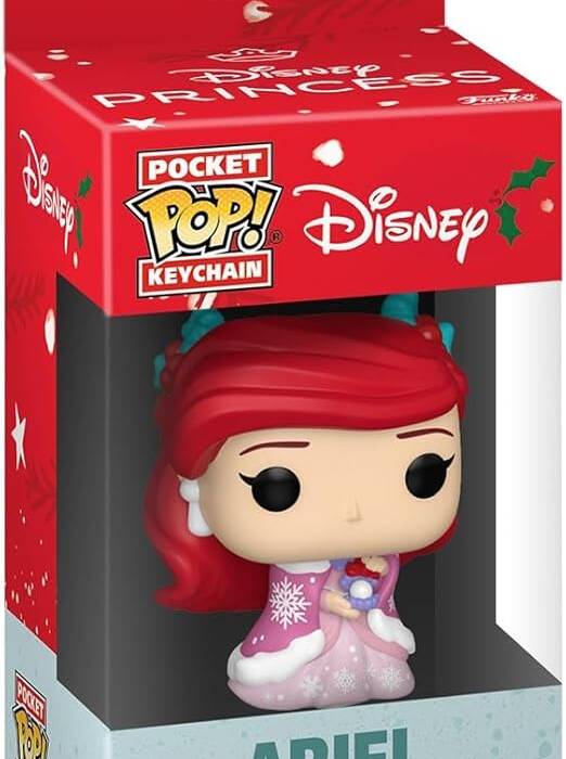 Funko Pop! Keychain &ndash; Disney Princesses: Ariel (Holiday Edition)