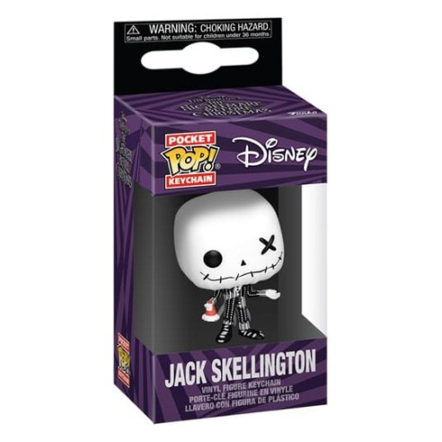 Portachiavi Nightmare Before Christmas Pocket POP! Vinyl Keychains 4 cm Patchwork - Jack
