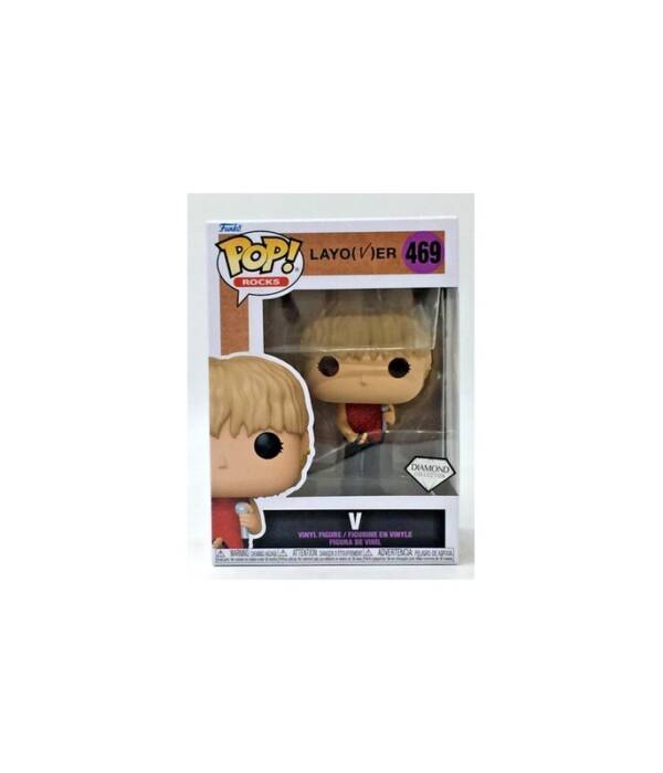 Funko Pop! Rocks BTS Layover V #469 Diamond Glitter con protezione pop DIAMOND COLLECTION