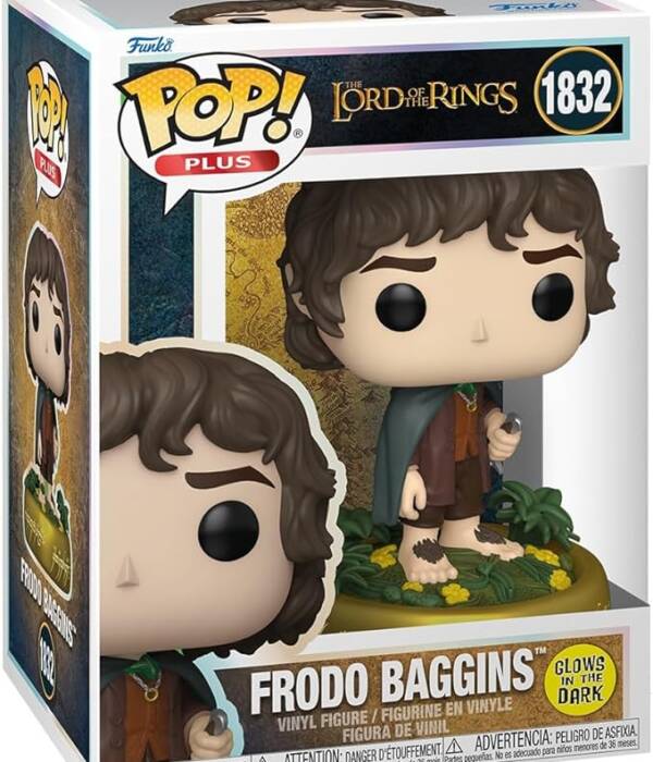 LOTR PLUS MOVIE FRODO BAGGINS POP 1832 GLOWS