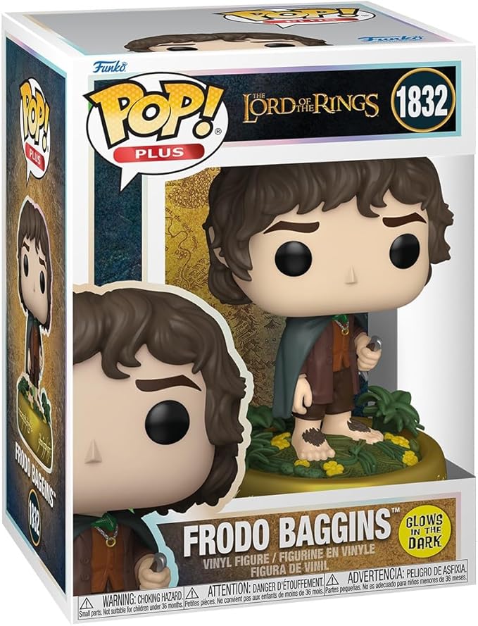 LOTR PLUS MOVIE FRODO BAGGINS POP 1832 GLOWS