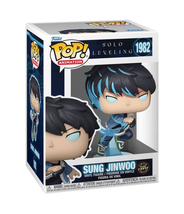 Funko POP! Animation: Solo Leveling - Sung Jinwoo 1982-chase-