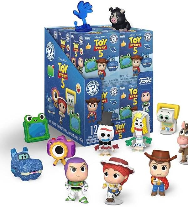 Funko Mystery Mini - Toy Story 5 - Woody, Buzz Lightyear, LilyPad e altri - 1 di 12 da collezionare
