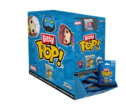 MARVEL - POP FUNKO BITTY VINYL FIGURE - X-MEN- 32PZ DISPLAY 2CM