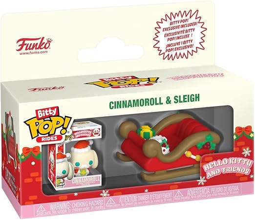 HELLO KITTY HOLIDAY-SLEIGH W/CMRL