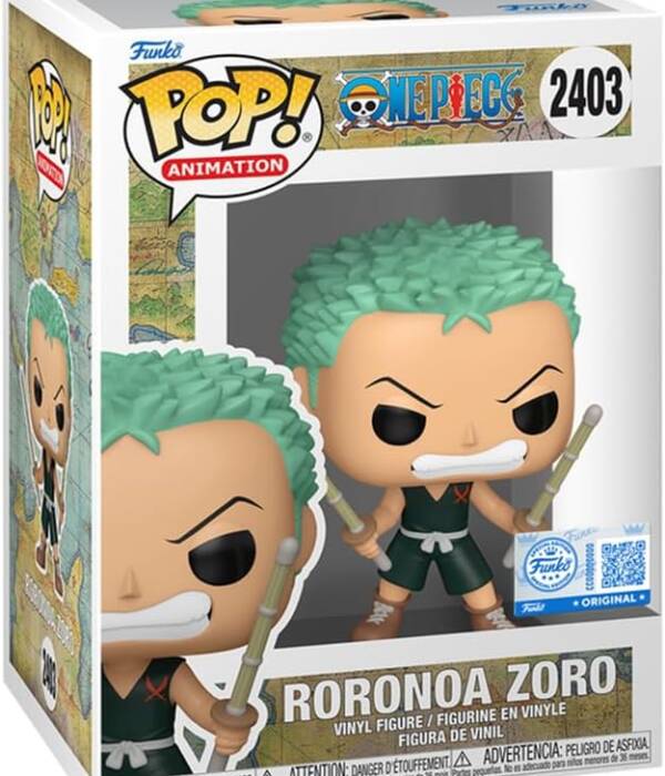 FUNKO POP Animation: One Piece - 2403 Kid Zoro With Katana 2403