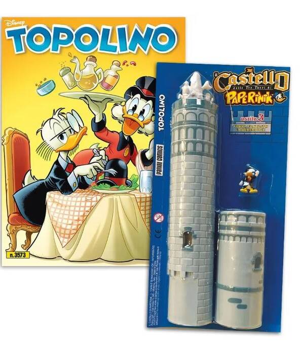 TOPOLINO 3573 + III CASTELLO PAPERI