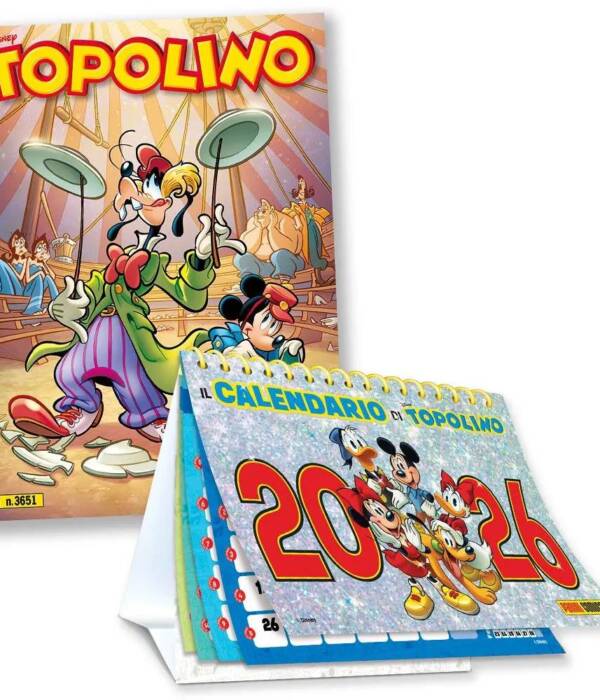 TOPOLINO 3651 CON CALENDARIO 2026