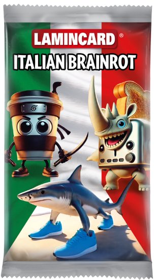 ITALIAN BRAINROT LAMINCARD BUSTINA