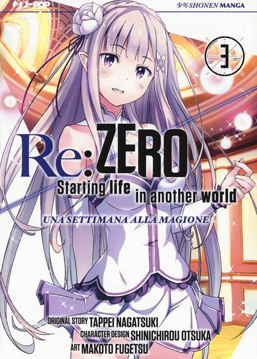 RE:ZERO - IL MANGA 3 (SECONDA STAGIONE) - UNA SETTIMANA ALLA MAGIONE